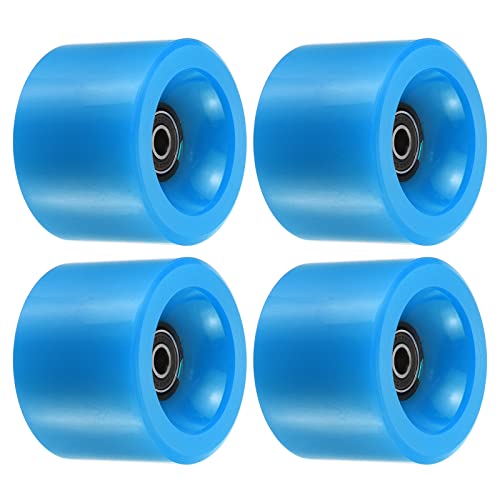 Roues de longboard 70mm 78A avec roulements ABEC-9 noirs PATIKIL