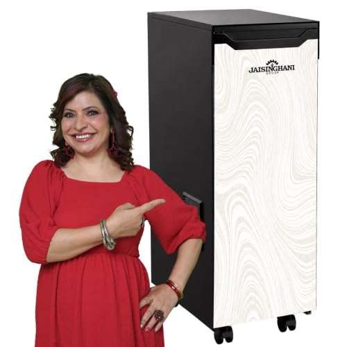 Image of JAISINGHANI GROUP Premium Flour Mill for Home | 8-12 Kg /Hr Output Capacity | 1HP BLDC Motor & HPDC Grinding Chamber | Moisture-Resistant Double Plywood Cabinet