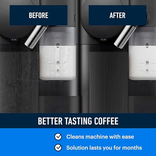 Image of Essential Values Descaling Solution Compatible with Nespresso - Coffee Descaler - Coffee Maker Cleaner - Kettle, Espresso Machine Cleaning - 12 Month Supply 2-Pack