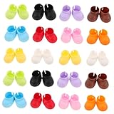 Matériau doux : fabriquées à de matériaux doux, bottes protègent les pieds de votre poupée tout en un et un retrait faciles, chaussures de poupée, bottes pour figurines