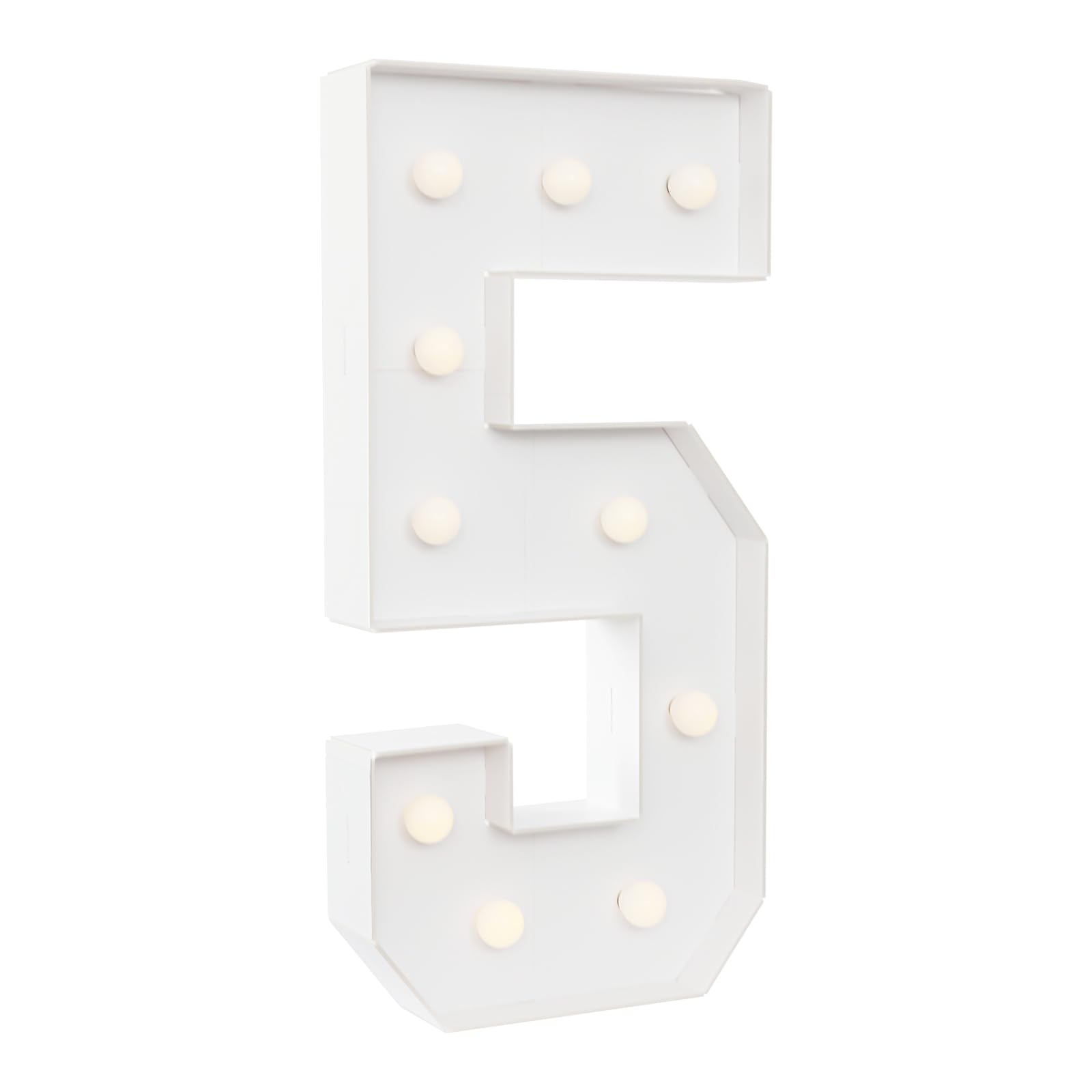 100cm Light Up Number, LED Number Sign, Birthday Party Decoration(5)
