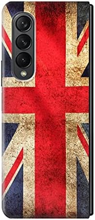 R2303 British UK Vintage Flag Case Cover for Samsung Galaxy Z Fold 3 5G