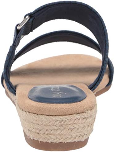 Easy Street Women's Wedge Sandal, Navy Snake, 6 X-Wide | Image 2