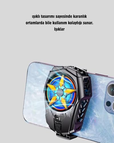 Taşınabilir Şarjlı Telefon Soğutucu – Sessiz Fan Motoru ile Yüksek Performans Koruma - Görsel 4