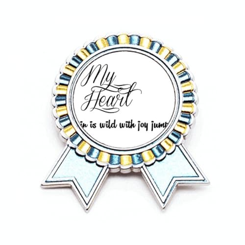 Broche My Heart Joy en métal taille M à offrir pour exprimer son affection