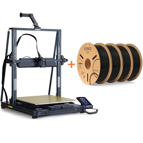 Neptune 4 Max 3D Printer & PLA Filament Black 4KG