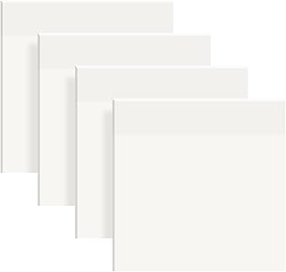 Vicloon Transparent Sticky Notes 75 * 75mm, 200Pcs Self-Stick Note Pads Clear Sticky Tabs Reminder Notes for Learning, School, Home and Office
