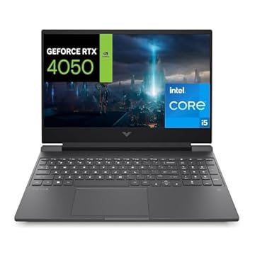 HP Victus 15-fa1007sl Notebook, Intel Core i5-12450H, RAM 16GB, 512GB SSD PCIe, Display 15.6" FHD IPS 144Hz, Nvidia RTX 4050 da 6GB, 3 Mesi di PC Game Pass Incluso, Windows 11, Grigio