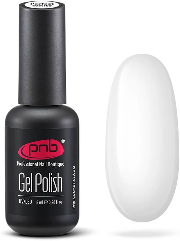 PNBPerfect white gel nail polish 01001