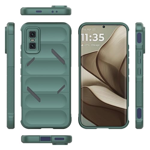 Image of UniqueTroy for Infinix GT 30 Pro 5G Phone Case Anti-Drop Soft TPU Rugged Back Cover - Green