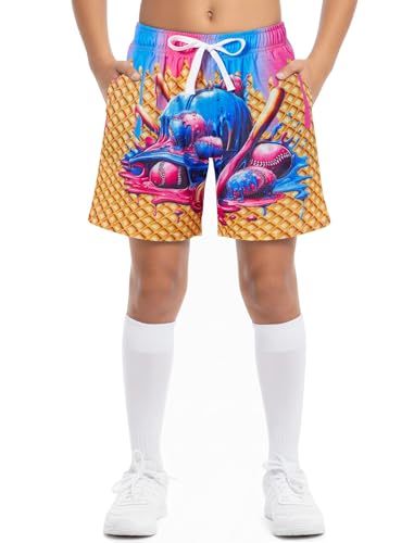 Cozople Boys Athletic Waffle Mesh Shorts Size 12