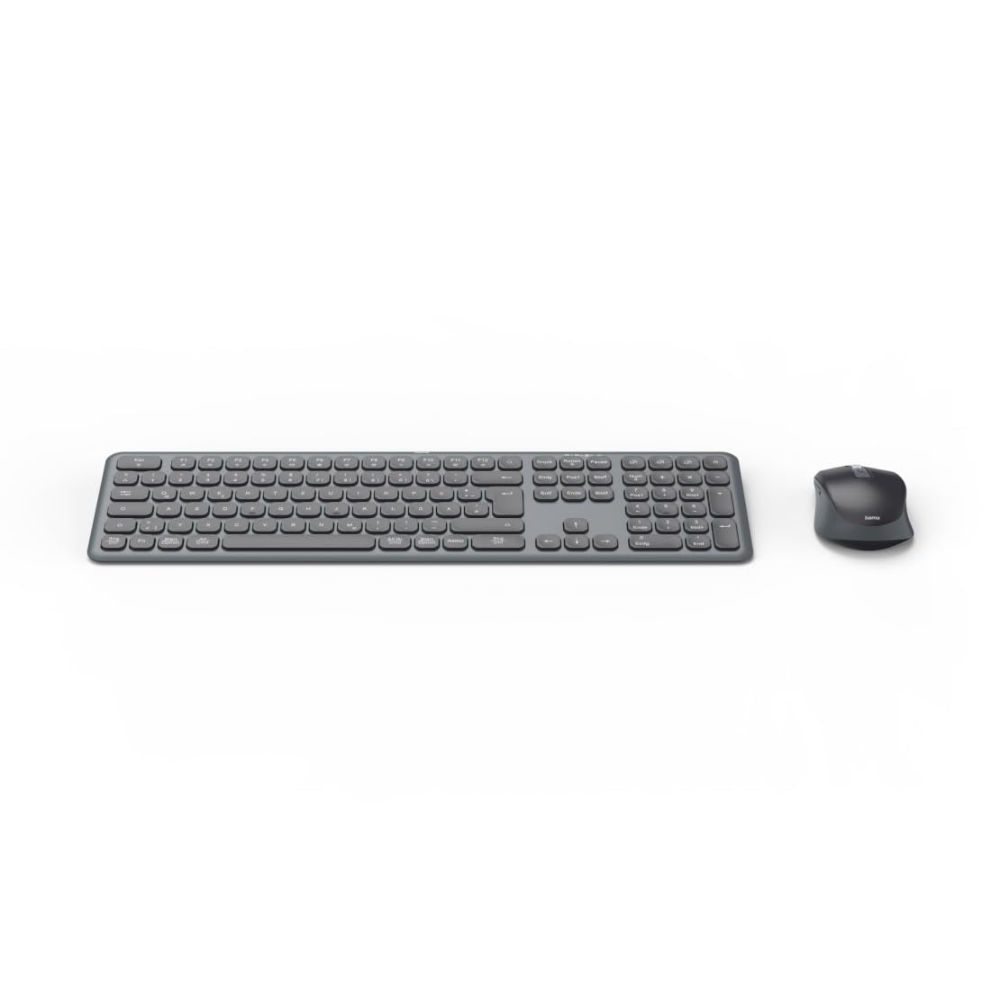 Multi-Device-Tastatur-Maus-Set WKM-550, kabellos, Funk/BT, SW, QWERTZ DE