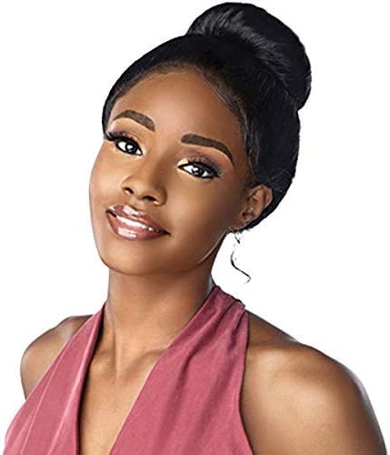 Cloud 9 Sensationnel Synthetic 13x4 360 Swiss Lace Wig - AKEELY HIGH BUN (1 Jet Black)