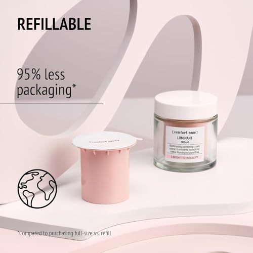 Image of [ comfort zone ] Luminant Cream, Instant Illuminating Correcting Face Moisturizer, Evens Skin Tone, Targets Dark Spots, 3-Bright Technology, Vegan, Natural Ingredients
