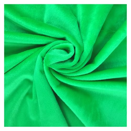 Tela de felpa de 40 x 25 cm, ideal for coser, hecha a mano, for el hogar, for franela(Light green)