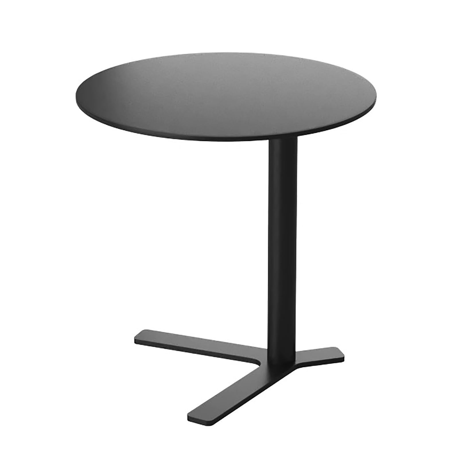 Bandeja de TV y mesa auxiliar de metal para salones pequeños y modernos
