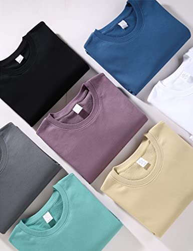 Kiench Teens Girls Sweatshirt Crewneck Boys Cotton Pullover Shirts Basic4