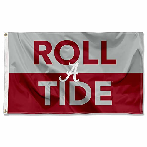 College Flags & Banners Co. Alabama Crimson Tide Roll Tide Large Outdoor Banner Flag
