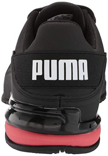 PUMA PUMA Men's VIZ RUNNER WIDE Sneaker, Puma Black-Puma White, 9.5