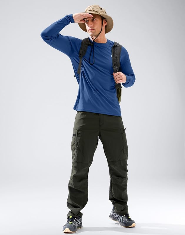 Men's Sun Protection Long Sleeve Shirts UPF 50+ - Image 2