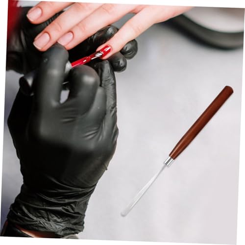 PartyKindom 3pcs Palitos Para Mezclar Nail Art miniatura 5