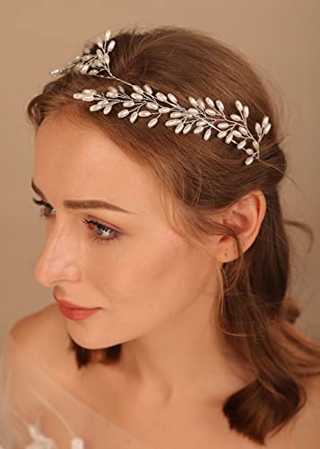 Deniferymakeup Fascia per capelli da sposa con