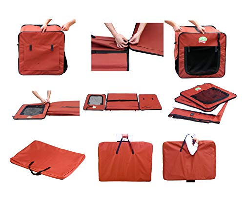 Go Pet Club Ab32 Soft Dog Crate, Brown - 32 Inches L X 22.2 Inches W X 23.5 Inches H #TOP6