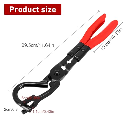 Auspuffgummi Zange, Auto Auspuff AufhäNger Entfernungszange Werkzeug zum Entfernen des Schalldämpferhakens Ausdrückzange für Auspuffgummis Hülsenabzieher Allgemeines Zubehör für Autos