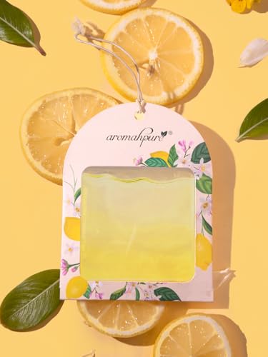 Image of Aromahpure Gel Wink Hanging Car Perfume - Lavender, Lemon, Musk | Pack of 3 | Long-Lasting Gel Based Car Air Freshener | Car Accessories | Last Up to 30 Days