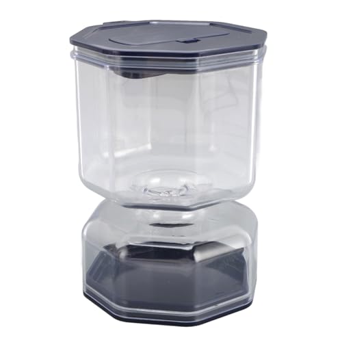 BRILVERDE Pickle e azeitona jarro de relógio de plástico Pickle Pickle e Olive Hourglass Glass frasco de vidro Purcle com colchão Flip Pickle Container Pickle Separator utensílios de cozinha