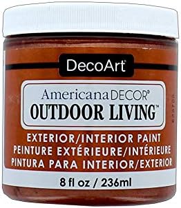 Deco Art Americana Décor Metallic Outdoor Living Bottle Paint, Acrylic, Copper, 7 x 7 x 8 cm