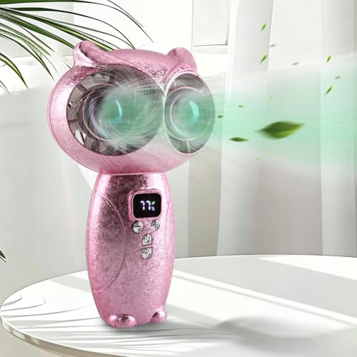 Ventilador portátil de mano digital compacto para senderismo 3