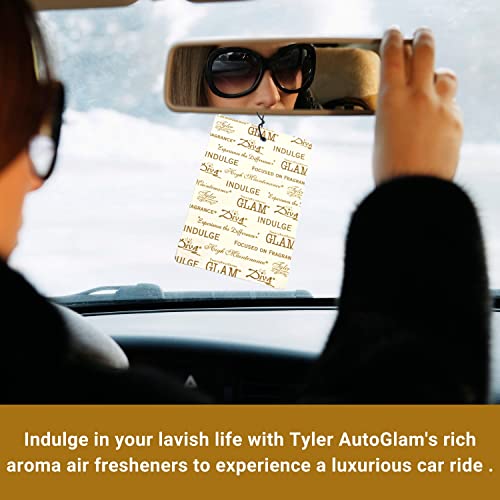 Tyler Candle Company Autoglam Car Air Fresheners - Limelight Scent Car Fresheners | Car Odor Eliminator Air Refresher | Car Accessories - Pack Of 6 W Worldwide Nutrition Multi Purpose Key Chain #TOP5