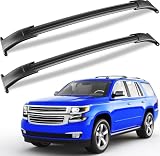 KINGGERI 220lbs Roof Rack Cross Bars Compatible with Chevrolet Tahoe & Suburban, GMC Yukon & Yukon XL, Cadillac Escalade & Escalade ESV 2015-2020, Heavy Duty Aluminum Roof Rails Crossbars All Metal