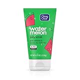 Clean & Clear Hydrating & Exfoliating, Gentle & Oil Free Juicy Watermelon Daily Facial Cleanser Scrub, Buffs Dirt & Oil While Cleansing & Quenching Dry Skin, 4.2 Fl Oz