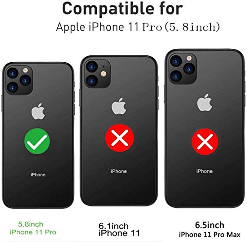 Coque iPhone 11 Pro de qualité militaire robuste avec clip noir - 6