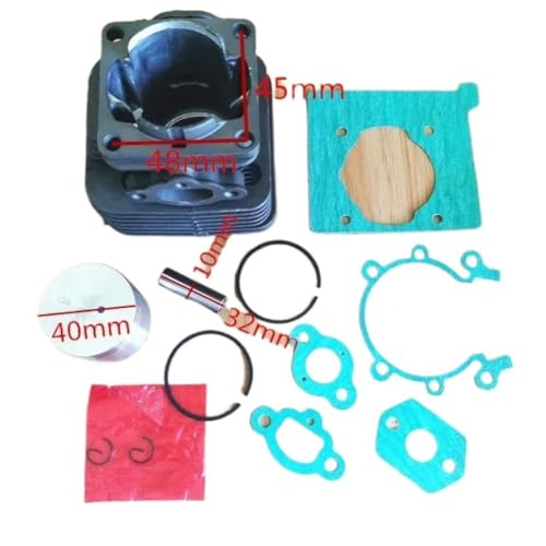 Kit cylindre-piston 40mm avec joint pour débroussailleuse OM43 et 741