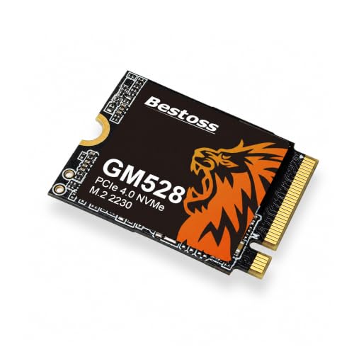 Image of Bestoss 2TB M.2 2230 SSD NVMe PCIe4.0 Internal Hard Drive, Up to 5000 MB /s | PCIe4.0 M.2 NVMe 2230 SSD,Internal SSD,3D NAND SLC Cache, Compatible with Steam Deck /ROG Ally /Microsoft Surface Pro /Mini PCs