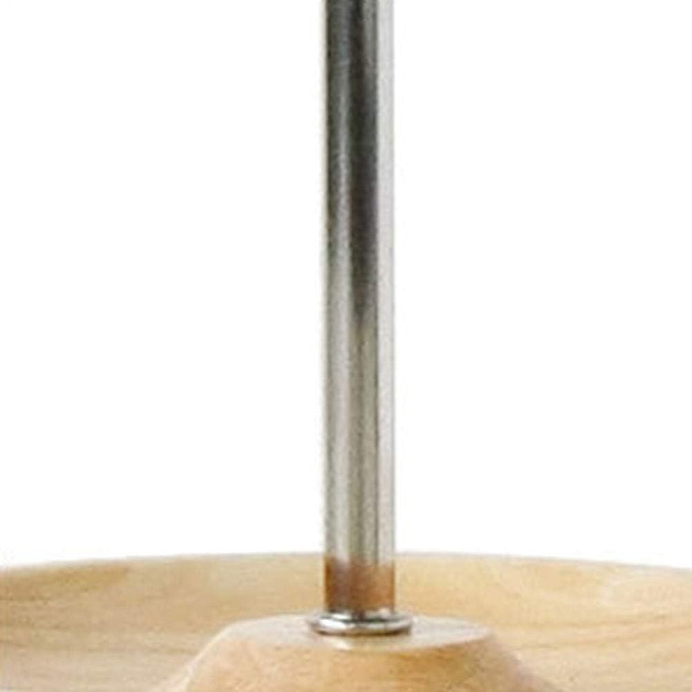 Wine Decanter Drying Stand with Silicone Head to Avoid Scratches-Detachable Shelf Decanter Rack Holder with Wooden Drip Catching Base, Decanter and Wine Glass NOT Included - Image 6