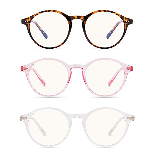 Image of Nother New 3 Pack Blue Blocker Glasses for Women /Men, Blue Light Blocking Glasses,Computer Screen Glasses