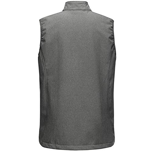 Outdoor Ventures Men's Running Vests Outerwear, Lightweight Windproof Fleece-Lined Softshell Sleeveless Jacket For Golf #TOP1