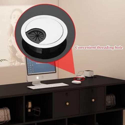 Moderno banco di ricezione con gestione dei cavi, elegante tavolo per la cassa per saloni e negozi, design aperto di archiviazione, soluzione perfetta per le aziende