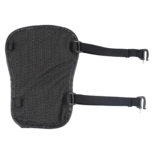 Motorcycle Gel Seat Cushion - Breathable Cooling Pad, Airflow Convection Layer, Pressure Relief Support, Improving Comfort During Long Drives for Passengers Traveling
