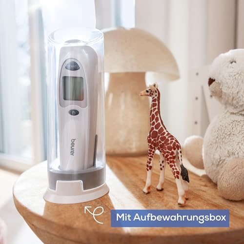 Beurer FT 58 Ohrthermometer, Fieberthermometer mit Infrarot-Messtechnik für Messung im Ohr &...
