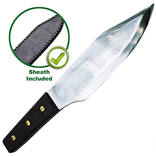 Mountain Man Throwing Knife - #1 Old Fashioned Throwing Knife - Handmade Sheath Included - Win Your Next Rendezvous! NMLRA Approved, 100% Guaranteed from Defects