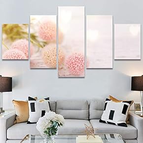 SIGNWIN 5 Panel Canvas Wall Art Modern Art...