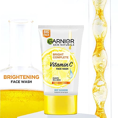 Image of Garnier Skin Naturals Bright Complete moisturizing Serum-Lotion 250ml & Garnier Bright Complete VITAMIN C Facewash, 150g