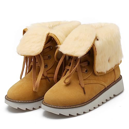 Bottes de neige étanches PAYDVOIER à talon bas pour marcher au sec