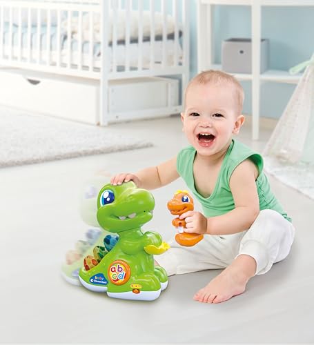Clementoni Baby Dino E Baby Dino, Dinosauri Interattivi Parlanti, Per Bambini Di 12-36 Mesi, Centro Attività Che Stimola Lo Sviluppo Emotivo, Motorio E Cognitivo, Lingua Italiana, 17953 - 7