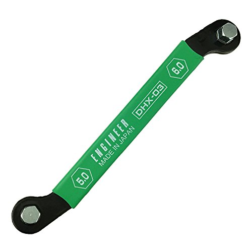 Engineer DHX-03 Low Profile Vent Wrench Offset Hex Opposite Side 0.2 inch (5.0/6.0 mm)